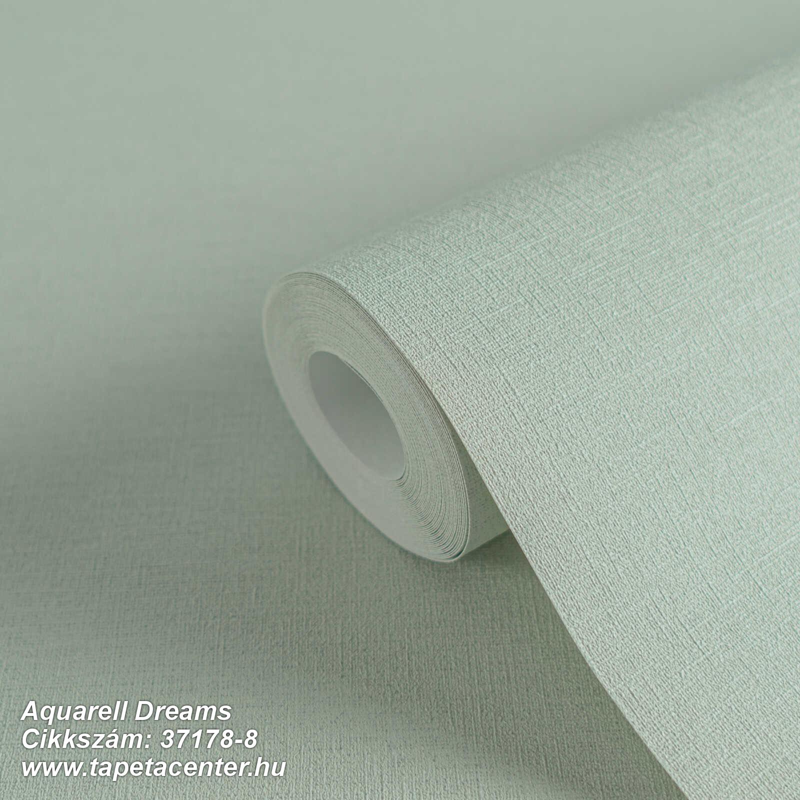 Egyszínű,textil hatású,szürke,zöld,illesztés mentes,súrolható,vlies tapéta 